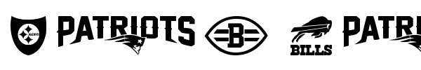 NFL AFC font preview
